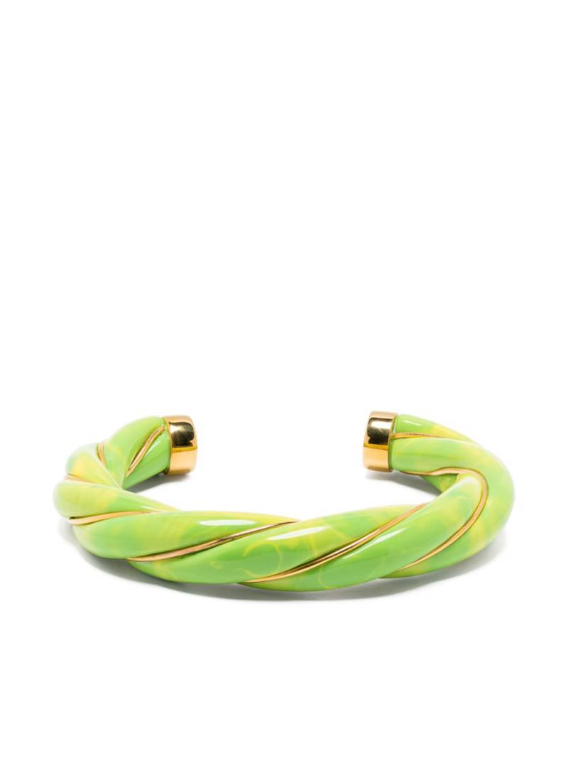 Aurelie Bidermann Diana cuff bracelet - Green von Aurelie Bidermann