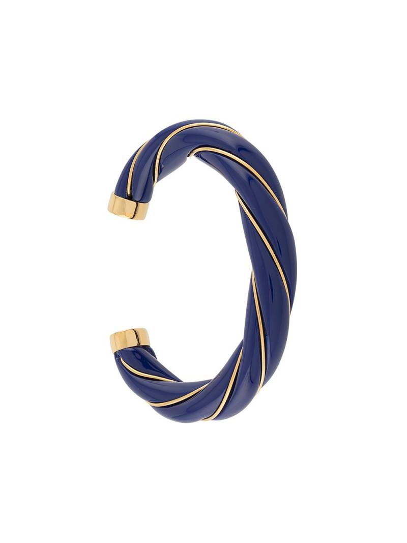 Aurelie Bidermann Diana twist-cuff bracelet - Blue von Aurelie Bidermann