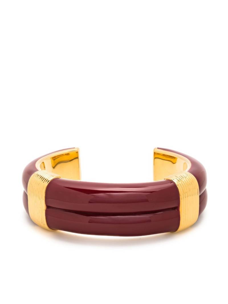 Aurelie Bidermann Katt double cuff bracelet - Red von Aurelie Bidermann