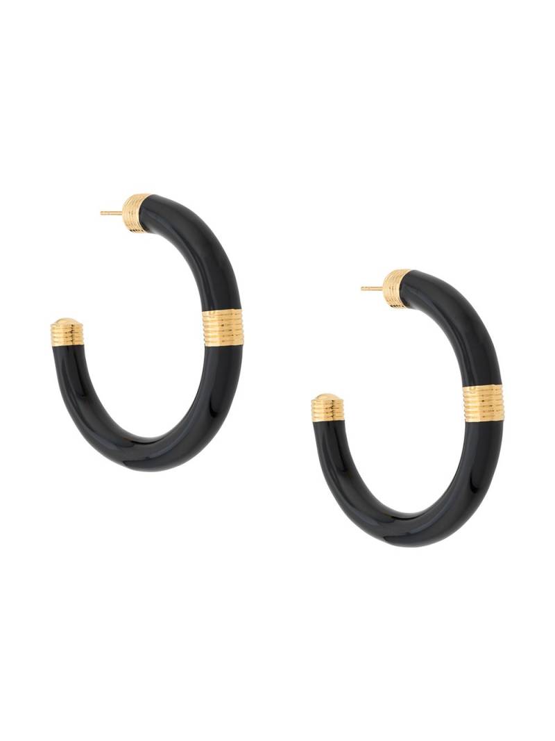 Aurelie Bidermann Katt earrings - Black von Aurelie Bidermann