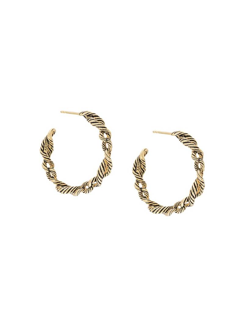 Aurelie Bidermann Lola hoop earrings - Gold von Aurelie Bidermann