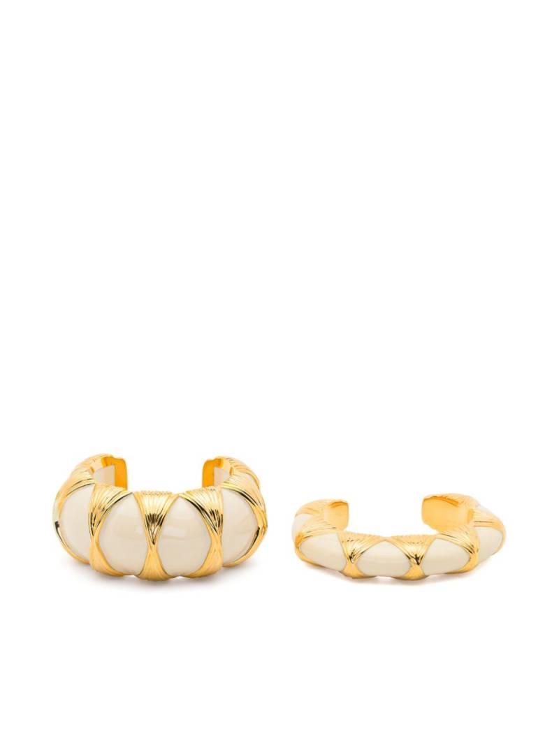 Aurelie Bidermann Rosario gold-plated bracelets (set of two) von Aurelie Bidermann