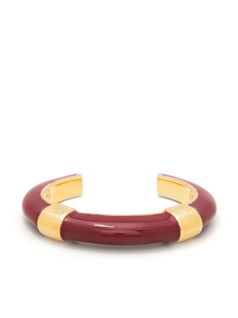 Aurelie Bidermann metal cuff bracelet - Red von Aurelie Bidermann