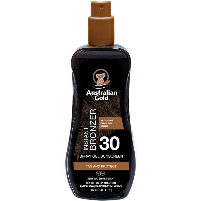 Australian Gold - SPF 30 Spray Gel mit Bronzer von Australian Gold