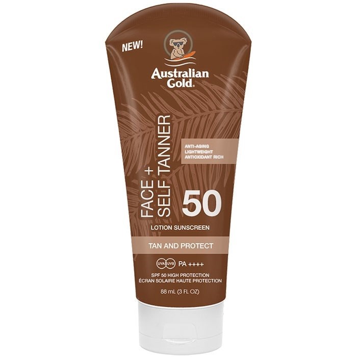 Australian Gold - SPF 50 Face mit Selftanner von Australian Gold