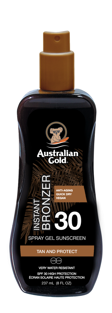 Australian Gold - Spf 30 Spray Gel With Bronzer von Australian Gold