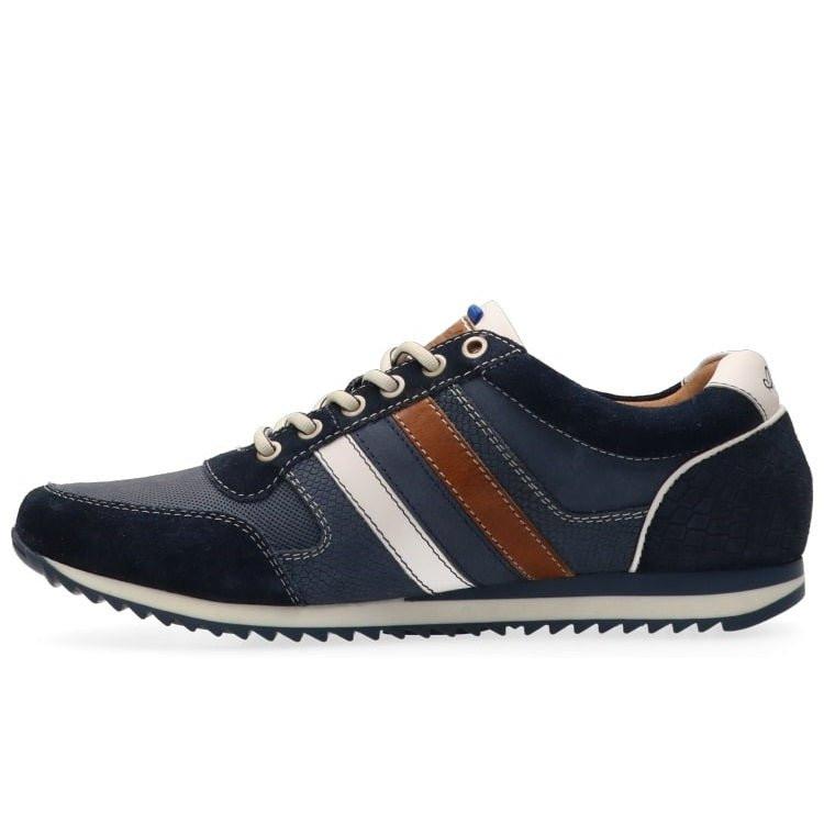 Camaro - Leder Sneaker Herren Blau 40 von Australian