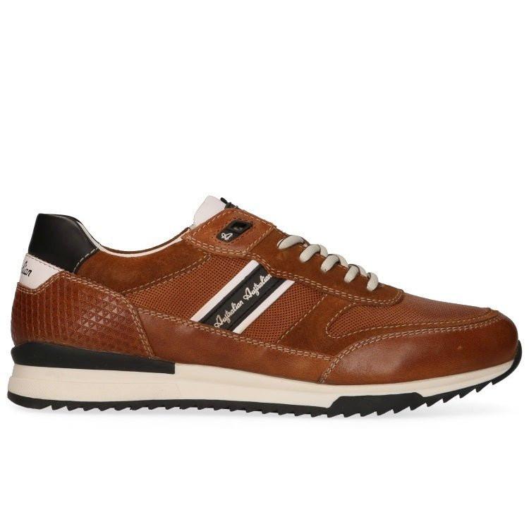 Camaro - Leder Sneaker Herren Braun 39 von Australian