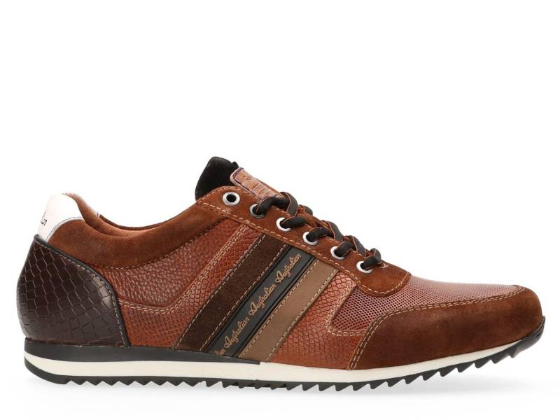 Camaro - Leder Sneaker Herren Braun 46 von Australian