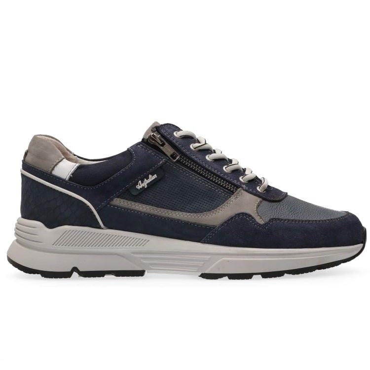 Connery - Leder Sneaker Herren Blau 39 von Australian