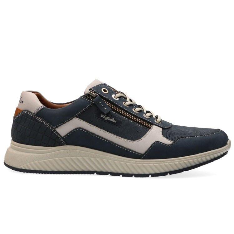 Hatchback - Leder Sneaker Herren Blau 40 von Australian