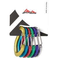 AUSTRIALPIN 6er Karabiner-Set MICRO light - Drahtbügel bunt von AustriAlpin