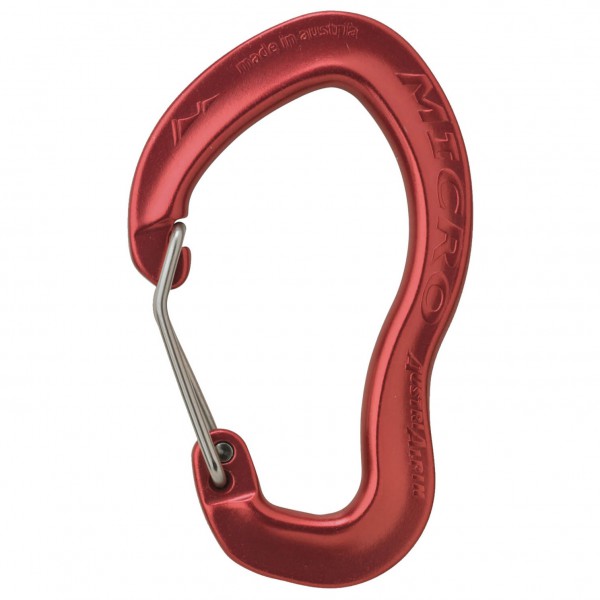 AustriAlpin - Micro Colors Wire - Schnappkarabiner rot von AustriAlpin