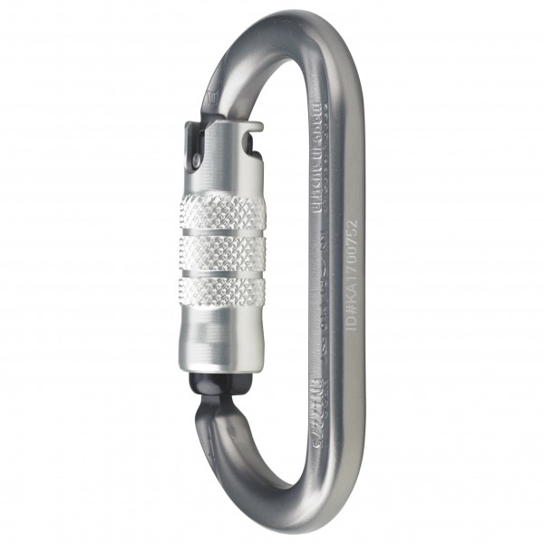 AustriAlpin - Ovalo ID Alu 3-Wege-Autolock - Schraubkarabiner grau von AustriAlpin