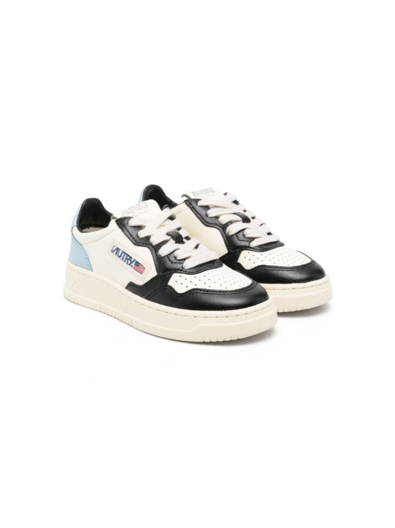 Autry Kids Medalist leather sneakers - White von Autry Kids