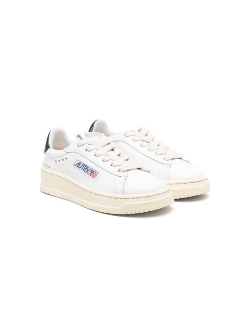 Autry Kids logo-embellished leather sneakers - White von Autry Kids