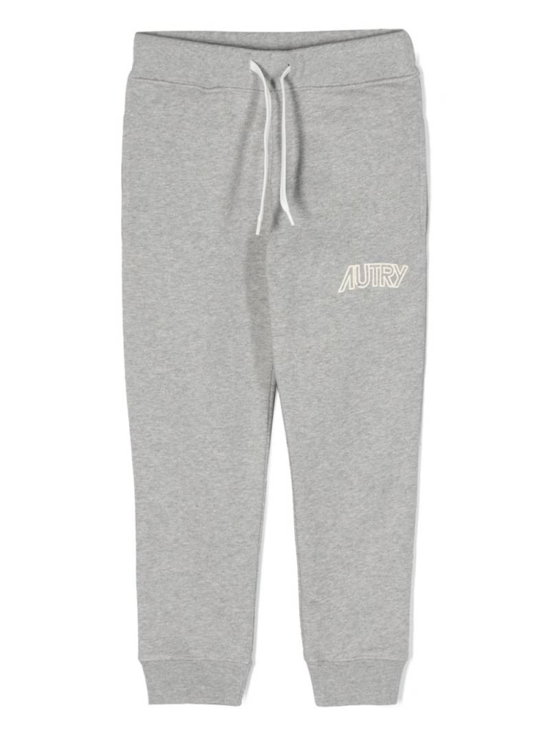 Autry Kids logo-print cotton track trousers - Grey von Autry Kids