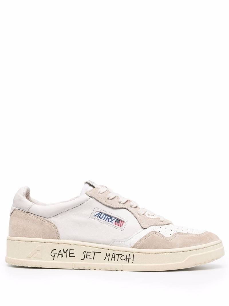 Autry Game Set Match! suede-panel sneakers - White von Autry