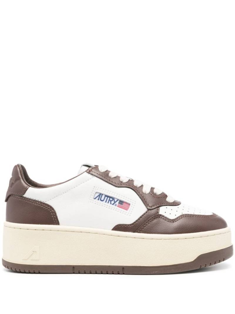 Autry Medalis platform sneakers - Brown von Autry