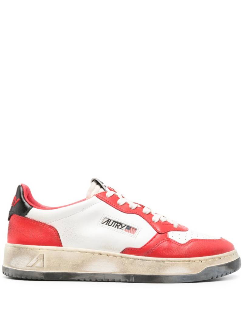 Autry Medalist Super Vintage leather sneakers - White von Autry