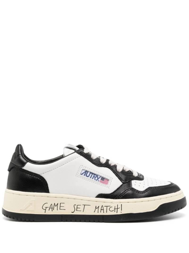 Autry Medalist leather sneakers - Black von Autry