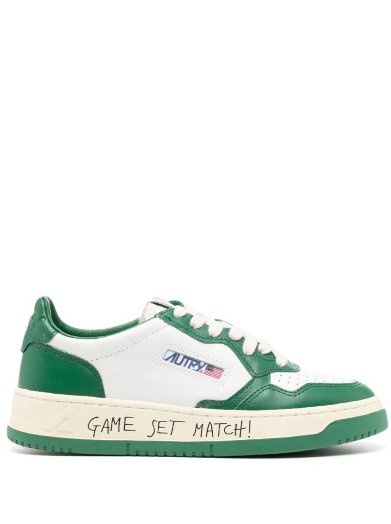 Autry Medalist leather sneakers - Green von Autry