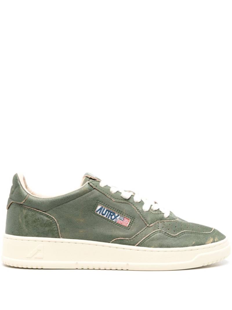 Autry Medalist leather sneakers - Green von Autry