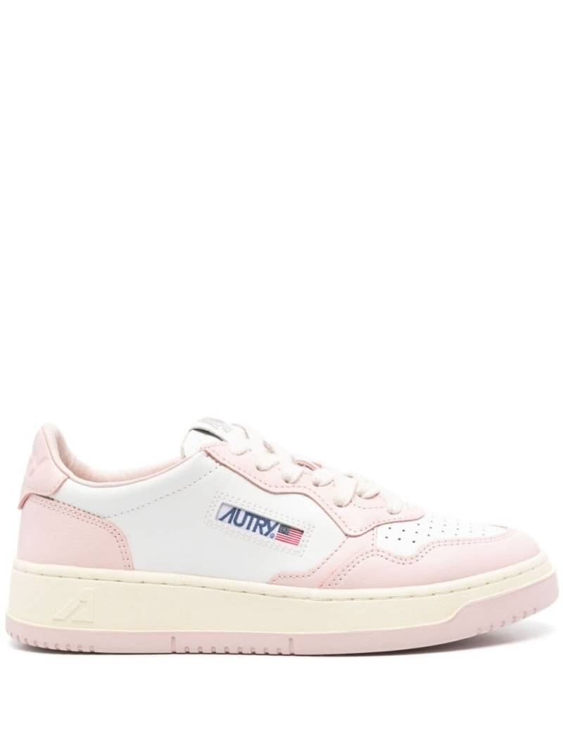 Autry Medalist leather sneakers - Pink von Autry