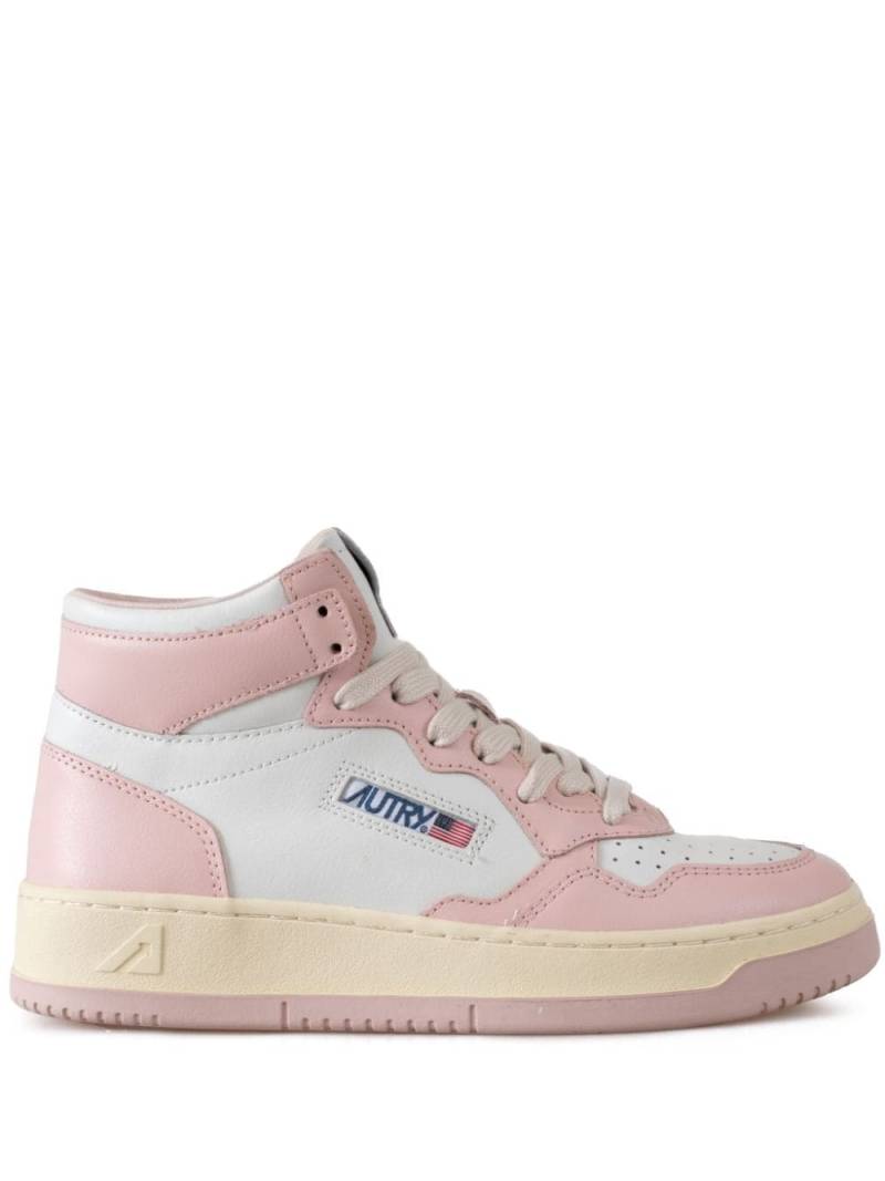 Autry Medalist leather sneakers - Pink von Autry