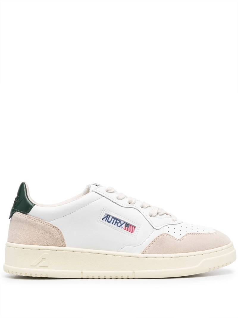 Autry Medalist panelled leather sneakers - White von Autry