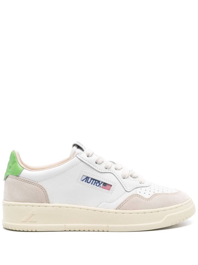 Autry Medalist suede-panel sneakers - White von Autry