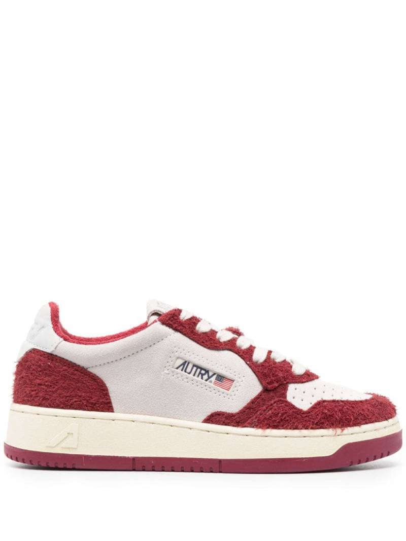 Autry Medalist suede-panelled sneakers - Red von Autry