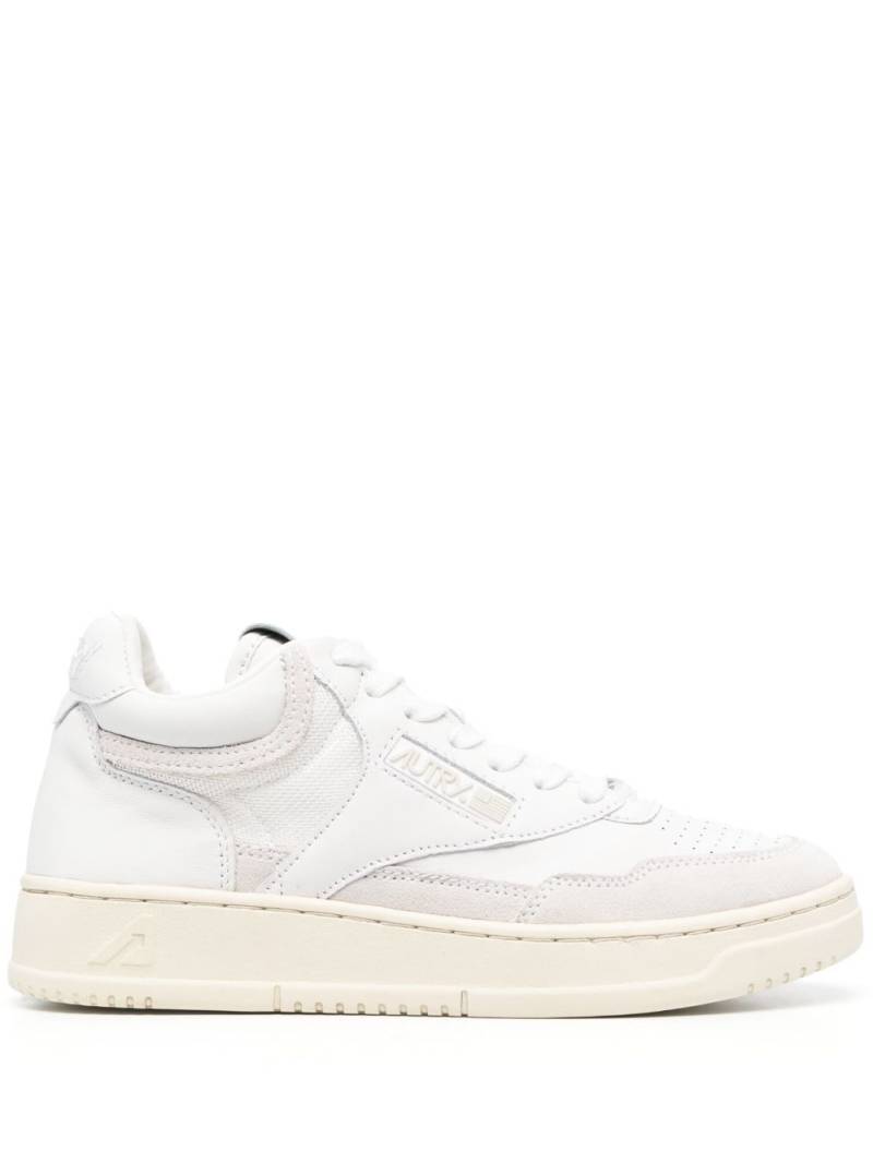 Autry Open high-top leather sneakers - White von Autry