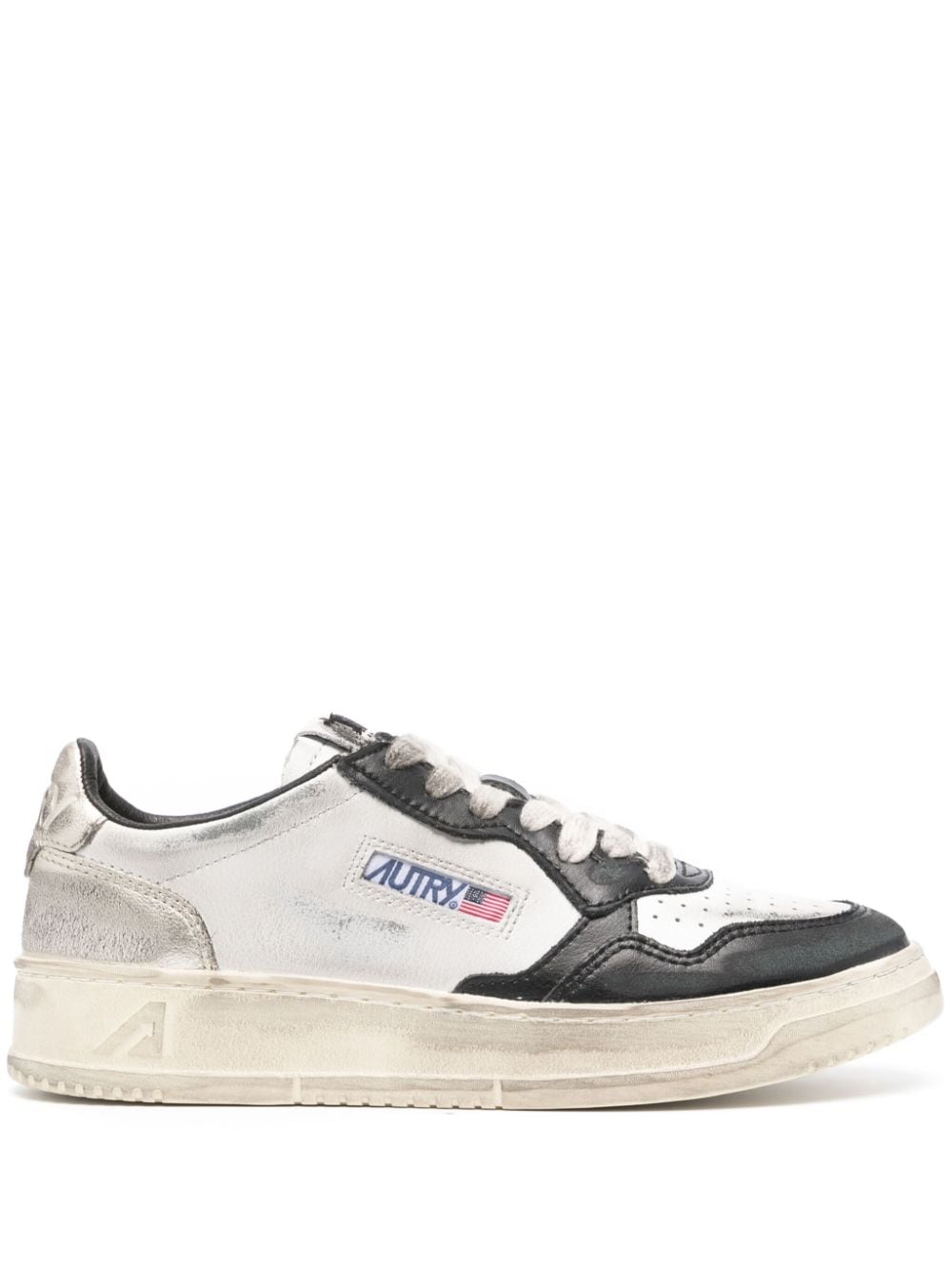 Autry Super Vintage leather sneakers - White von Autry