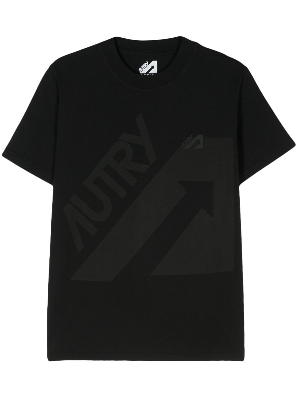 Autry appliqué-logo cotton T-shirt - Black von Autry