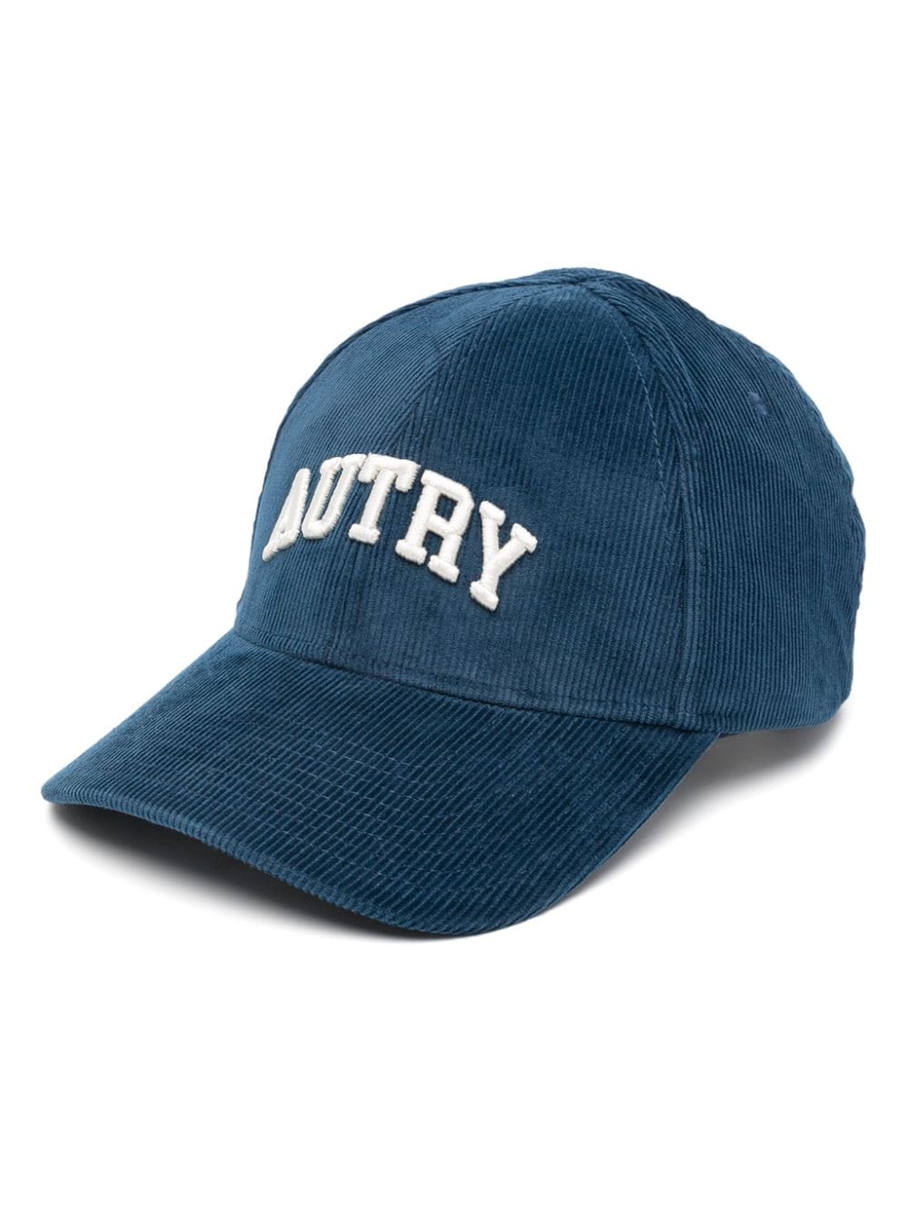 Autry embroidered corduroy baseball cap - Blue von Autry