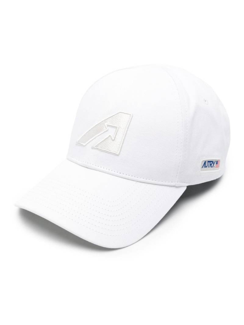 Autry logo-embroidered cotton baseball cap - White von Autry