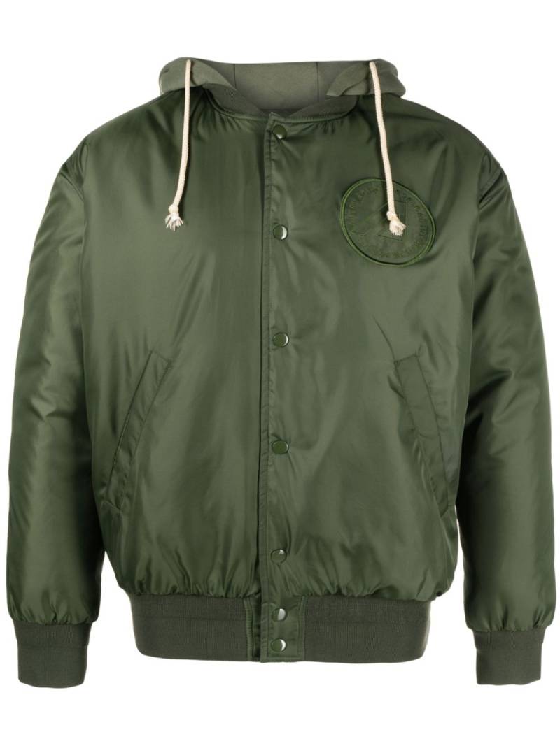 Autry logo-patch bomber jacket - Green von Autry