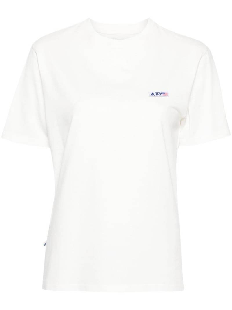 Autry logo-patch cotton T-shirt - White von Autry