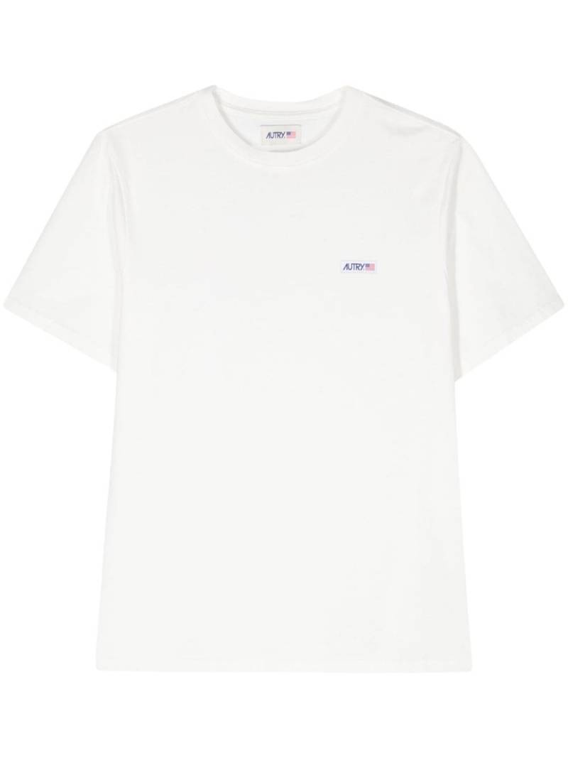 Autry logo-patch cotton T-shirt - White von Autry