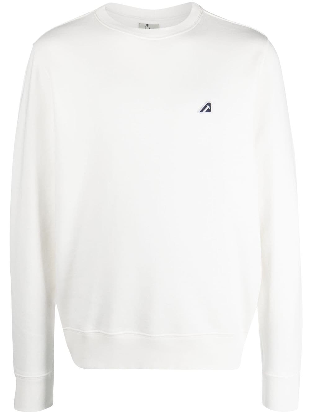 Autry logo-patch cotton sweatshirt - White von Autry