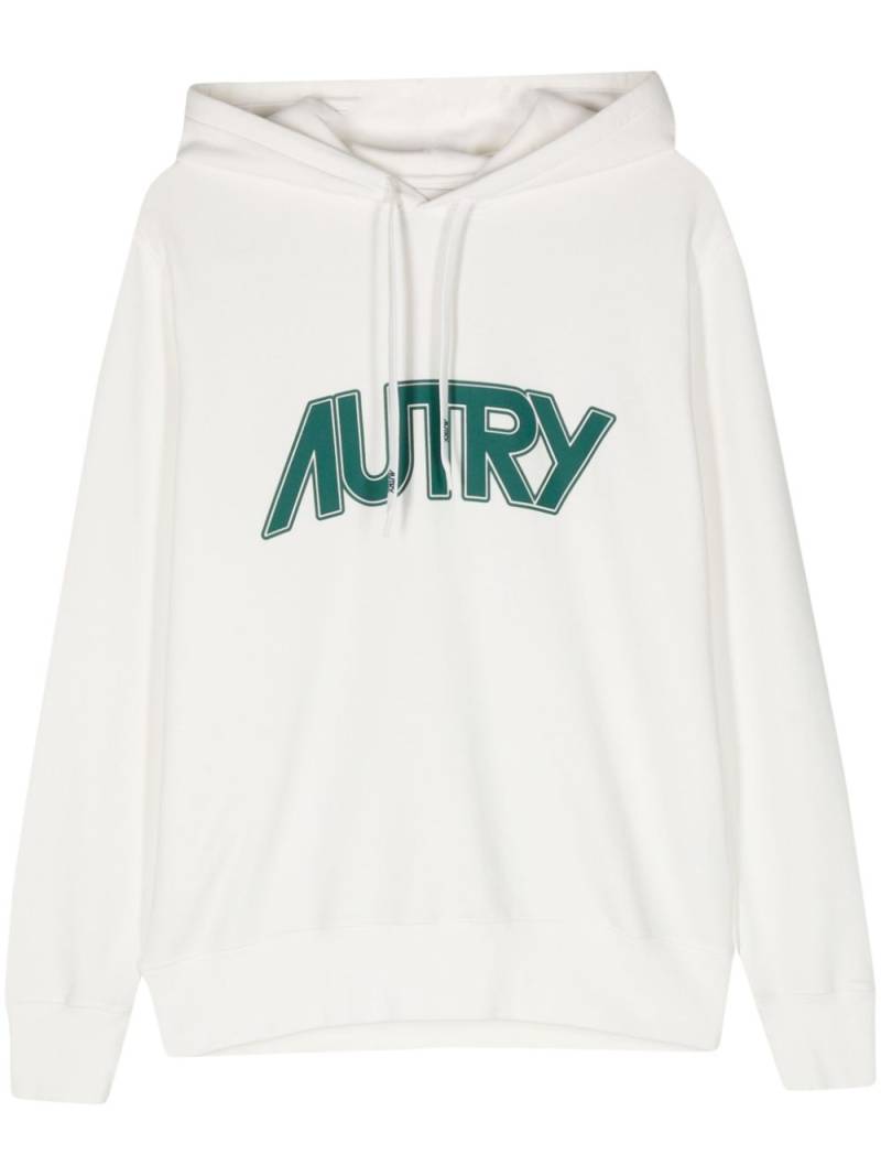 Autry logo-print cotton hoodie - White von Autry