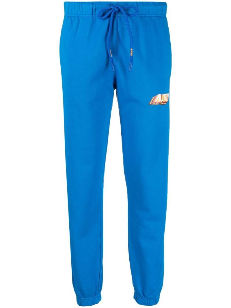 Autry logo-print cotton track pants - Blue von Autry