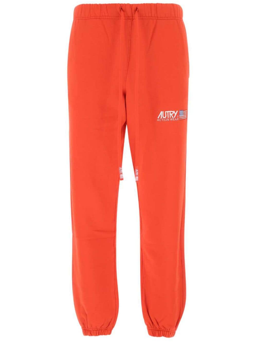 Autry logo-print cotton track pants - Orange von Autry