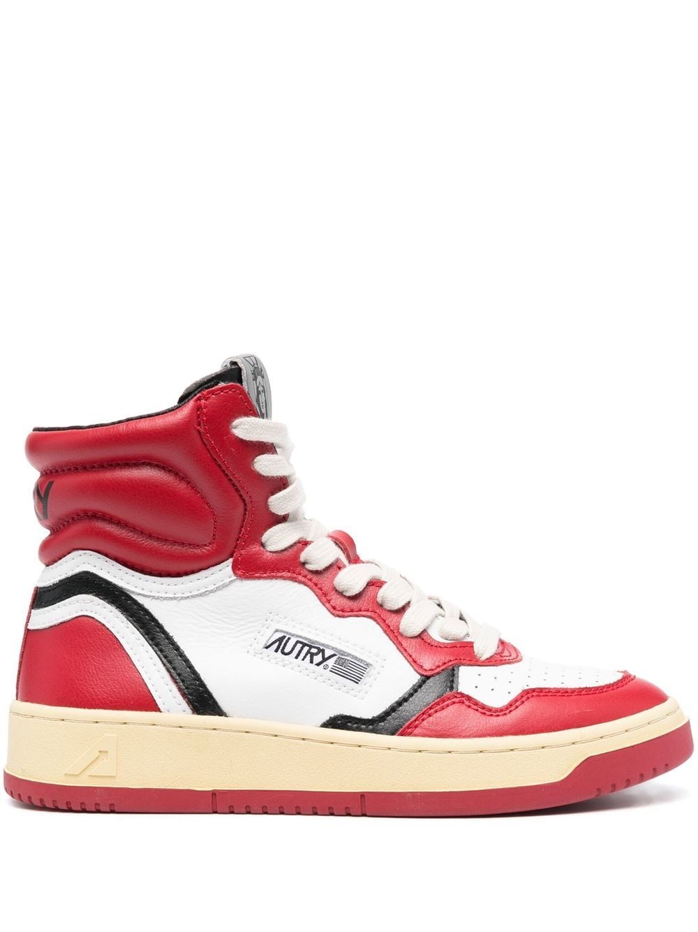 Autry logo-print high-top sneakers - Red von Autry