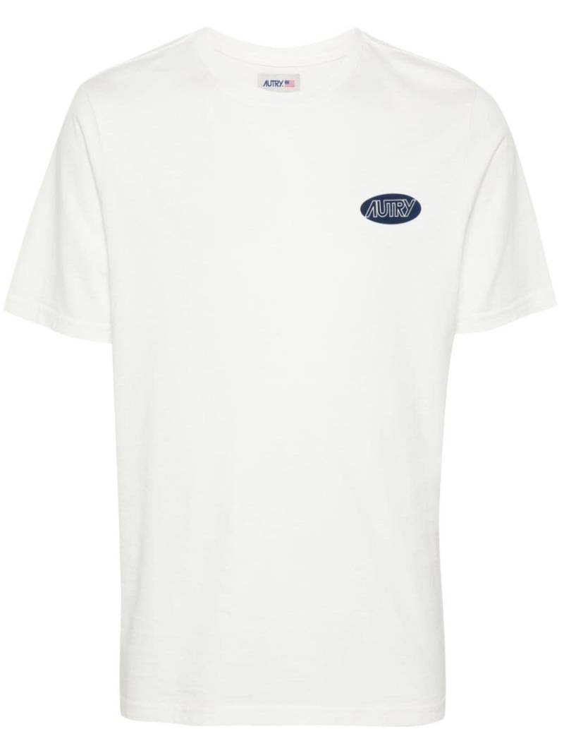 Autry logo-stamp cotton T-shirt - White von Autry