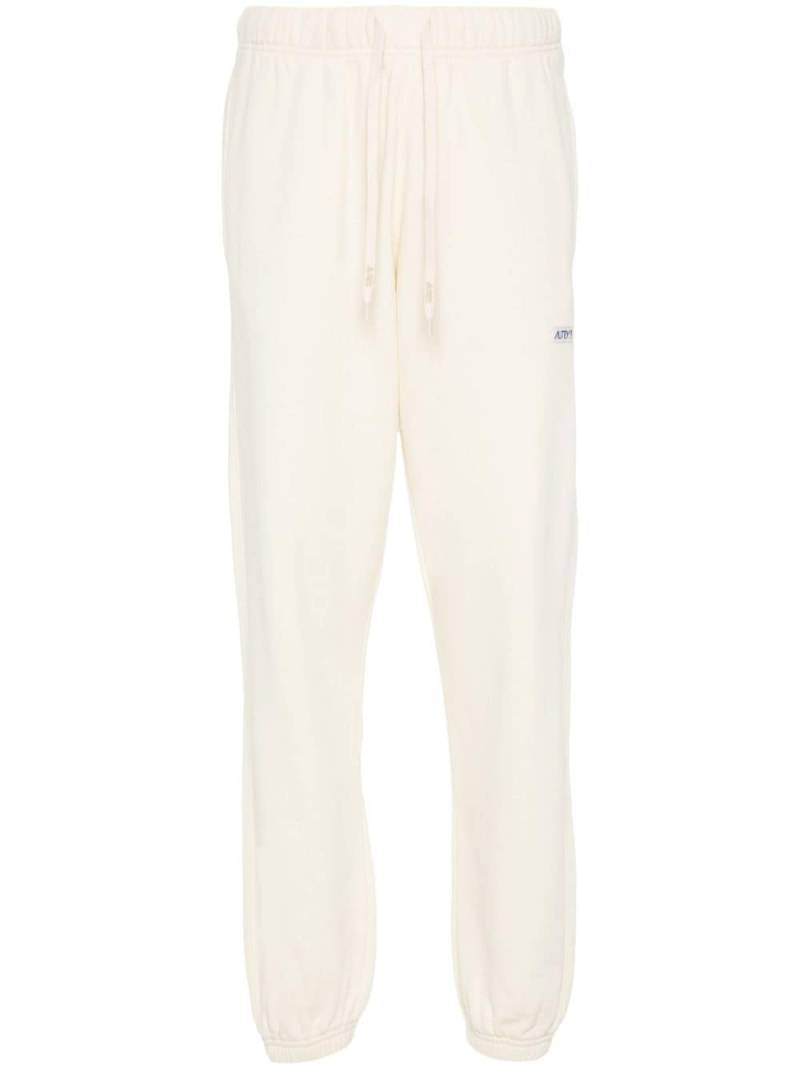 Autry logo-tag cotton track pants - Neutrals von Autry