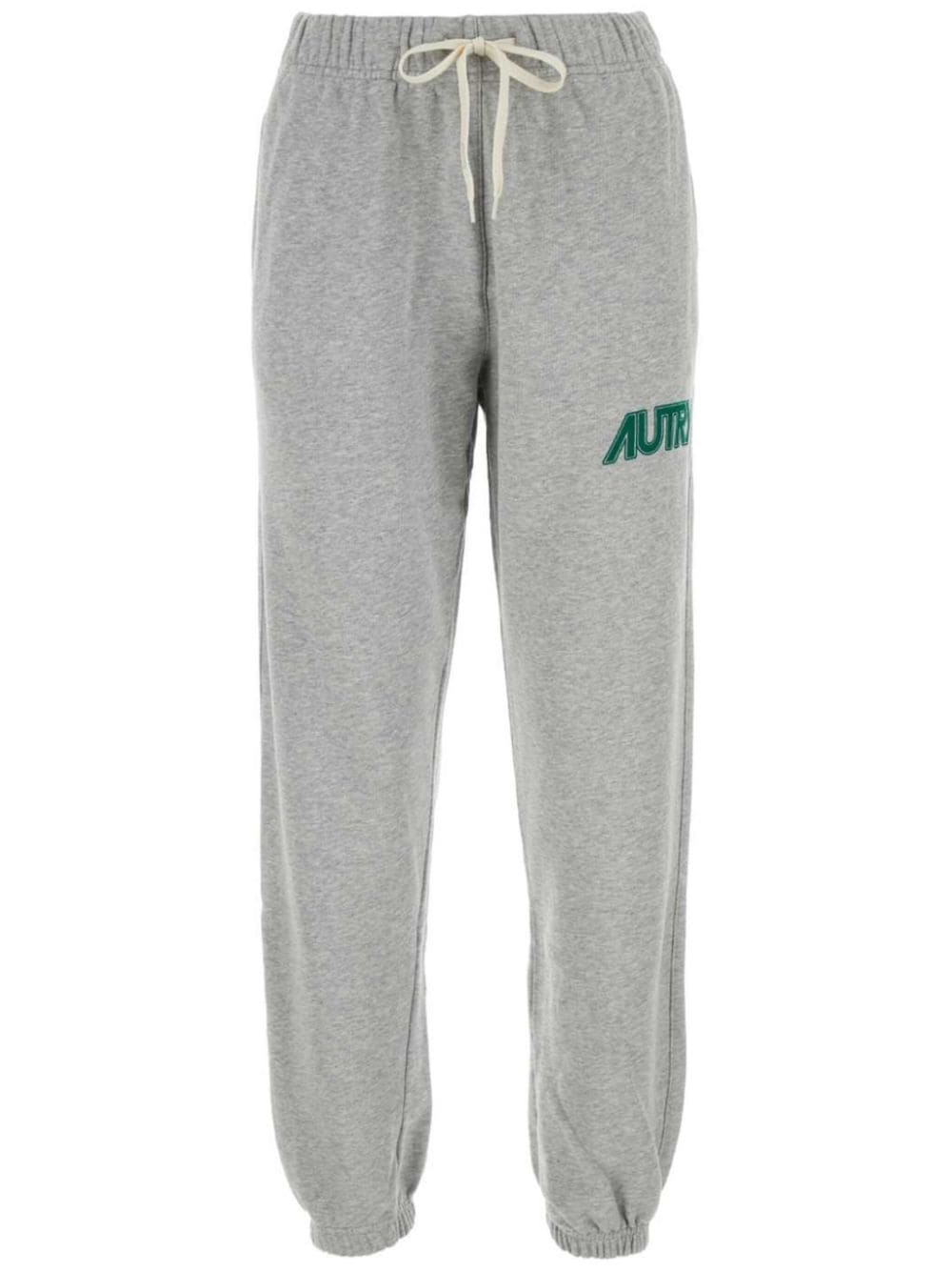 Autry mélange-effect cotton track pants - Grey von Autry