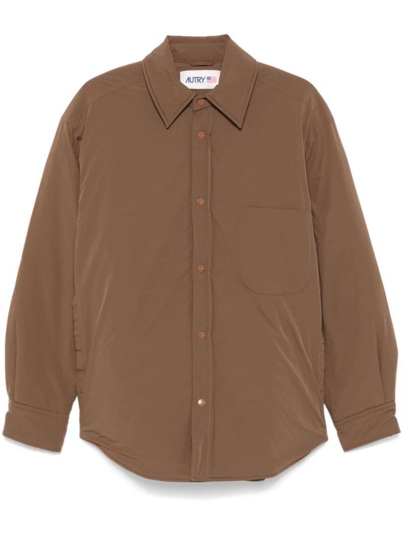 Autry padded shirt jacket - Brown von Autry