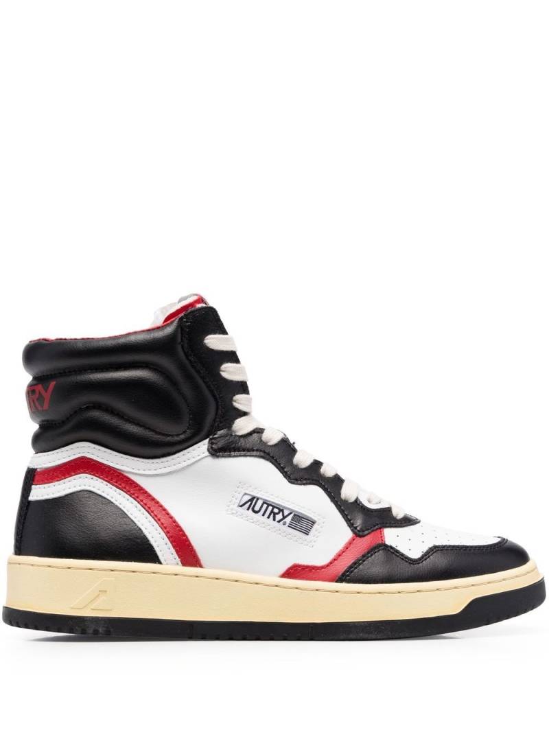 Autry panelled high-top sneakers - White von Autry